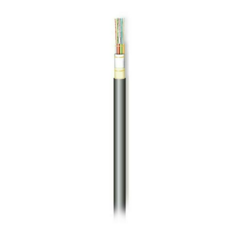Cabo de fibra ótica OM3 personalizado para uso interior/exterior com 24 fibras.