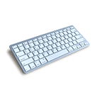Teclado USB compacto com Bluetooth para caixas de servidores