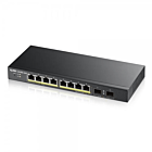 Switch PoE+ gerenciável inteligente Zyxel GS1900 de 8 portas