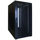 Armário para servidor 22U com porta perfurada 600x800x1200mm (LxPxA)