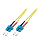 Cabo de fibra ótica duplex OS2 SC-SC 3m
