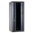 Armário para servidor de 10 polegadas e 15U com porta de vidro, dimensões 312x310x752mm (LxPxA)