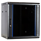 Armário de parede 12U com porta de vidro 600x450x635mm (LxPxA)