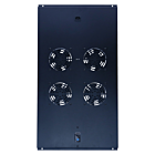 Pacote de ventiladores com 4 ventiladores e termostato adequado para armários de servidores verticais com profundidade de 1000 mm
