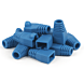 DANICOM protetor de cabo RJ45 azul grande - 10 unidades