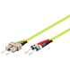 Cabo de fibra ótica SC-ST OM5 (otimizado para laser) 2m