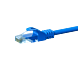 Cabo de rede UTP CAT5e de 5 m azul - 100% cobre
