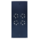 Pacote de ventiladores com 4 ventiladores e termostato adequado para armários de servidores verticais com profundidade de 1200 mm