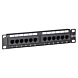 Painel de ligação UTP CAT5e de 10 polegadas - 12 portas