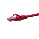 Cabo de rede UTP CAT6 de 2 m vermelho - 100% cobre