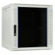 Armário de parede branco de 12U com porta de vidro, 600x600x635mm (LxPxA)
