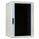 Armário de parede branco 27U com porta de vidro 600x600x1300mm (LxPxA)