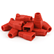 DANICOM Viga de cabos RJ45 vermelha - 10 unid.