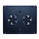 Pacote de ventiladores com 2 ventiladores e termostato adequado para armários de servidores verticais com profundidade de 600 mm