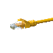 Cabo de rede UTP CAT5e de 1 m, amarelo - 100% cobre