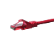 Cabo de rede UTP CAT6 de 20 m vermelho - 100% cobre