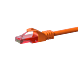 Cabo de rede UTP CAT6 de 20 m, cor de laranja - 100% cobre