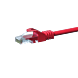 Cabo de rede CAT5e UTP vermelho de 3 m - CCA