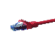 Cabo de rede UTP CAT6a de 15 m, vermelho - 100% cobre