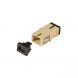 Acoplamento multimodo keystone SC-SC simplex bege