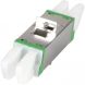 Acoplamento monomodo E2000-E2000 duplex verde