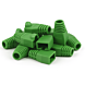 DANICOM Viga de cabos RJ45 verde - 10 unid.