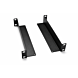 Perfil em L de 10 polegadas para armários de servidor de 450 mm de profundidade de 10 polegadas - conjunto de 2
