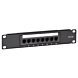 Painel de ligação UTP CAT5e de 10 polegadas - 8 portas