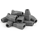 DANICOM protetor de cabo RJ45 cinza grande - 10 unidades