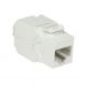 Conector Keystone UTP CAT6a - Sem ferramentas - Branco