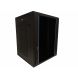 Armário de parede 15U com porta de vidro - painéis laterais perfurados 600x600x770mm (LxPxA)