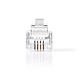 Conjunto de 10 conectores RJ11