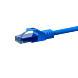 Cabo de rede UTP CAT6a de 5 m azul - 100% cobre