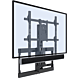 Eaglemounts - EM-MF800 - Suporte de parede vertical ajustável para televisores/monitores de ecrã plano de 55" a 85" com um peso máximo de 60 kg (resistente).