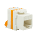 Conector Keystone UTP CAT6a - Torção sem Ferramentas