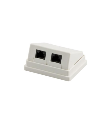 Caixa de superfície CAT5e UTP, branca