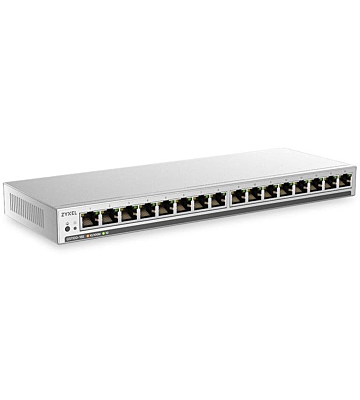 Switch não gerenciável Zyxel GS1100-16E de 16 portas
