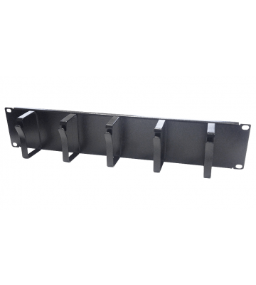 Suporte de cabo de metal de 19 polegadas 2U
