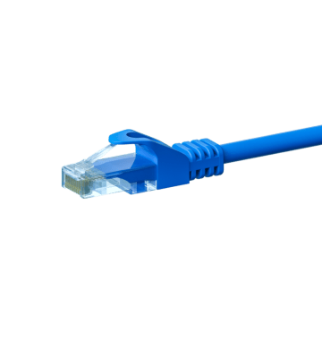 Cabo de rede UTP CAT5e de 5 m azul - 100% cobre