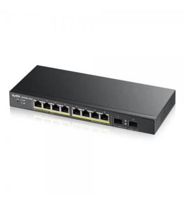 Switch PoE+ gerenciável inteligente Zyxel GS1900 de 8 portas