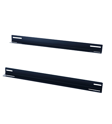Conjunto de 2 perfis em L adequados para armários de parede com 600 mm de profundidade.