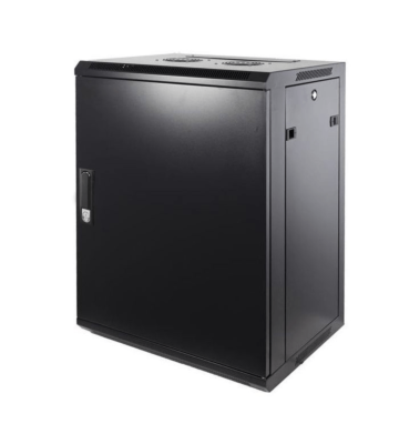 Armário de parede 12U com porta metálica 600x450x635mm (LxPxA)