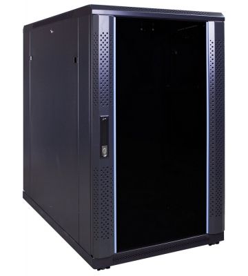 Armário para servidor 18U com porta de vidro 600x1000x1000mm (LxPxA)