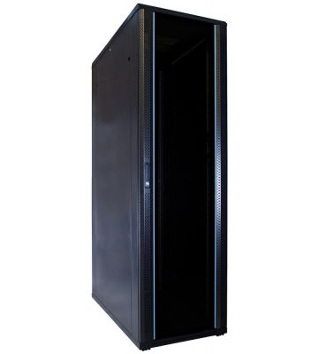 Armário para servidor 42U com porta de vidro 600x1200x2000mm (LxPxA)