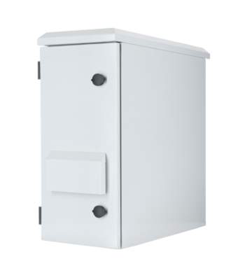 Armário de parede exterior 6U para montagem vertical IP55 - 600x280x600mm (LxPxA)