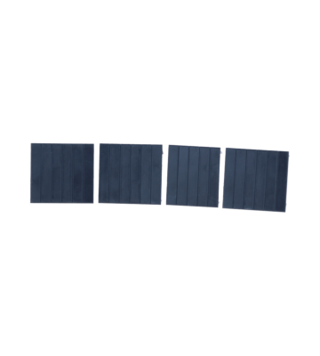 Placas de cobertura para caixa de interruptores de calha DIN 3U, conjunto de 4