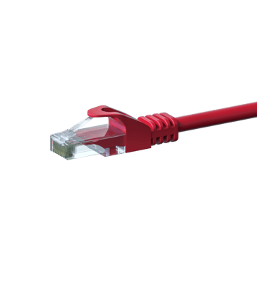 Cabo de rede CAT6 UTP de 5m vermelho - CCA