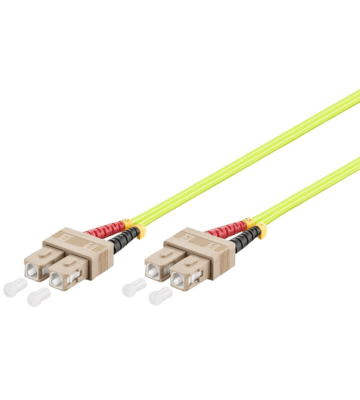 Cabo de fibra ótica SC-SC OM5 (otimizado para laser) 20m