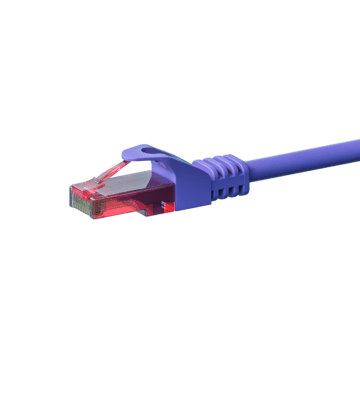 Cabo de rede UTP CAT6 de 5m roxo - 100% cobre