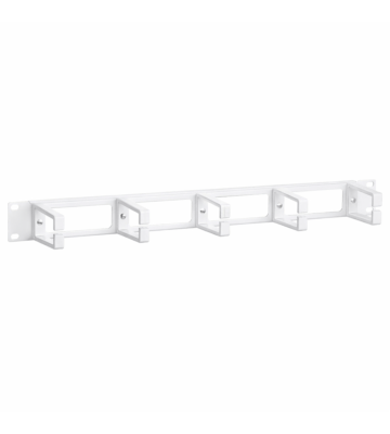 Suporte para cabo de 19 polegadas, 1U, branco